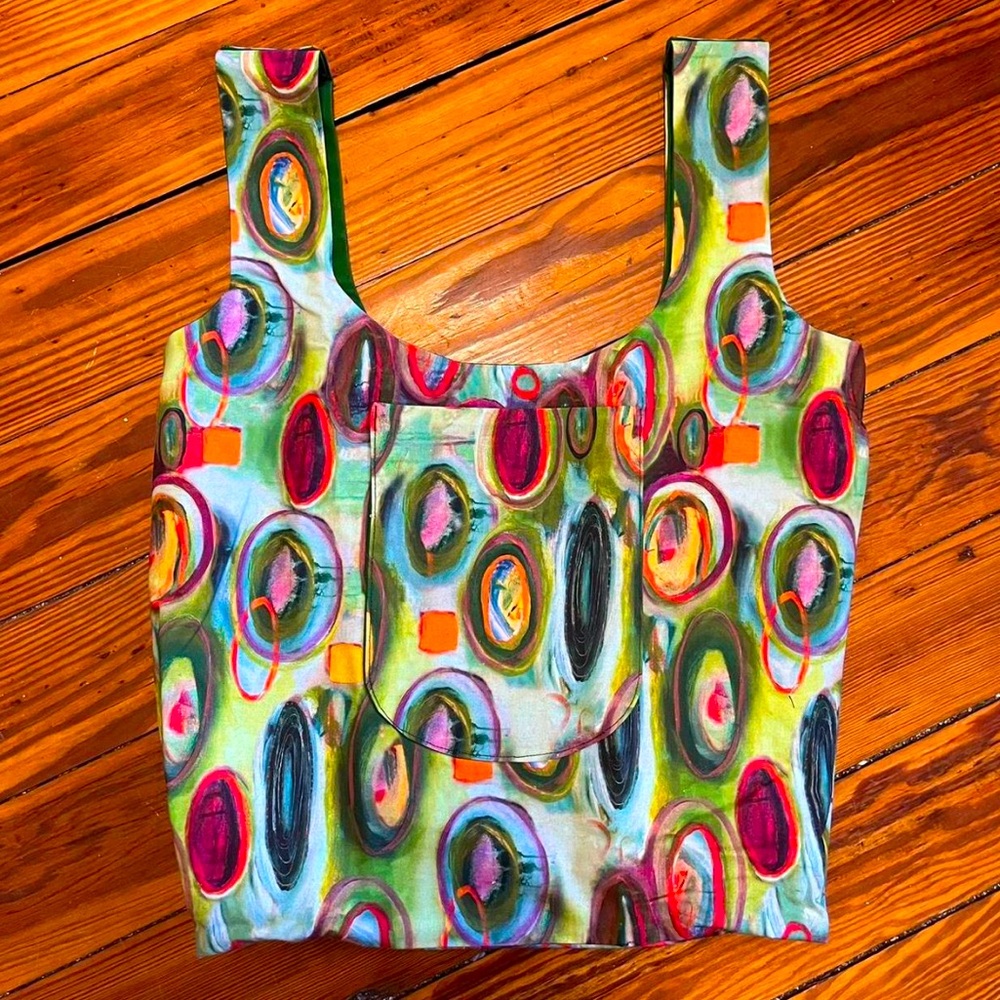 Colorful Handmade Tote Bag